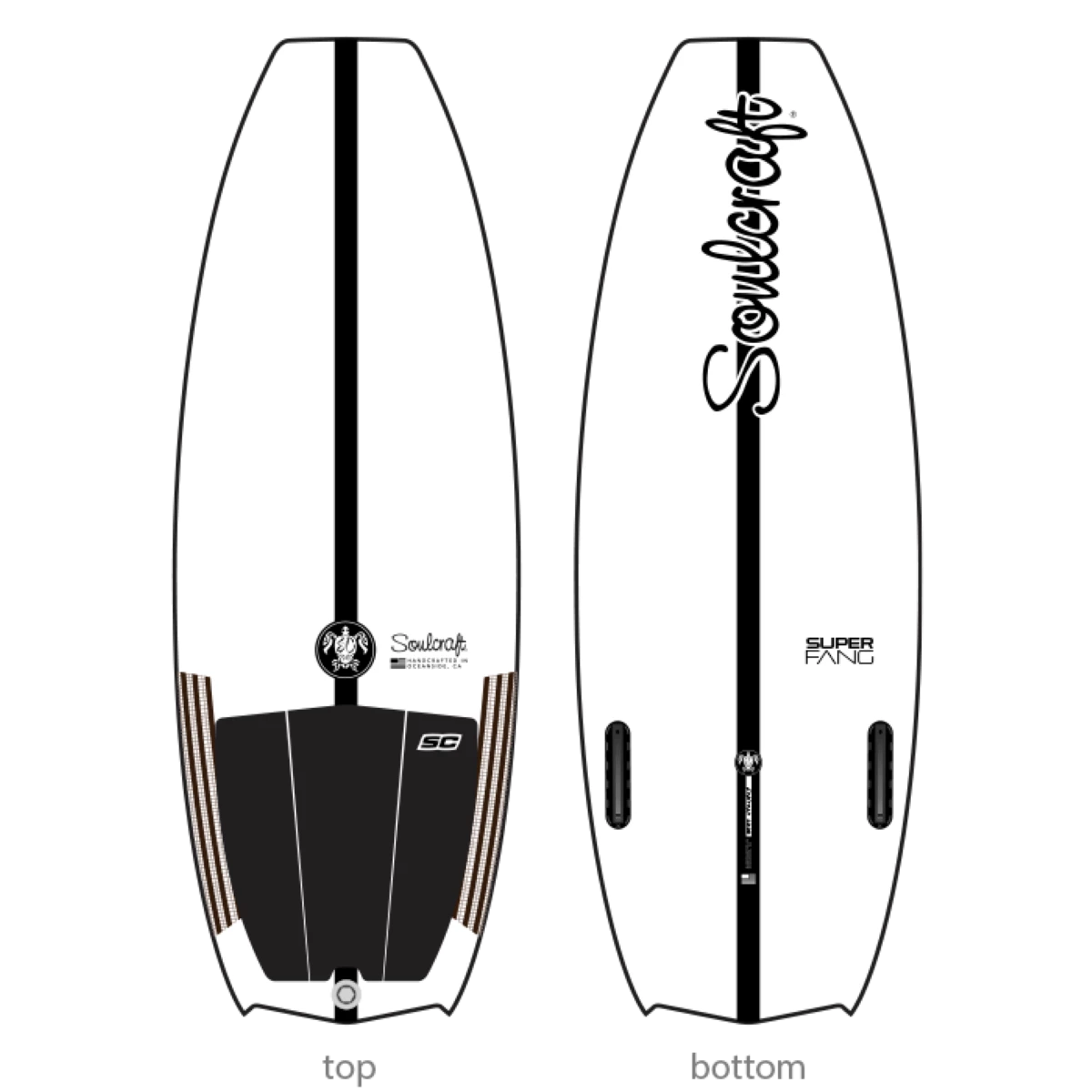 Soulcraft SuperFang R-Series Wakesurf Board 2023 1 Soulcraft SuperFang R-Series Wakesurf Board 2023
