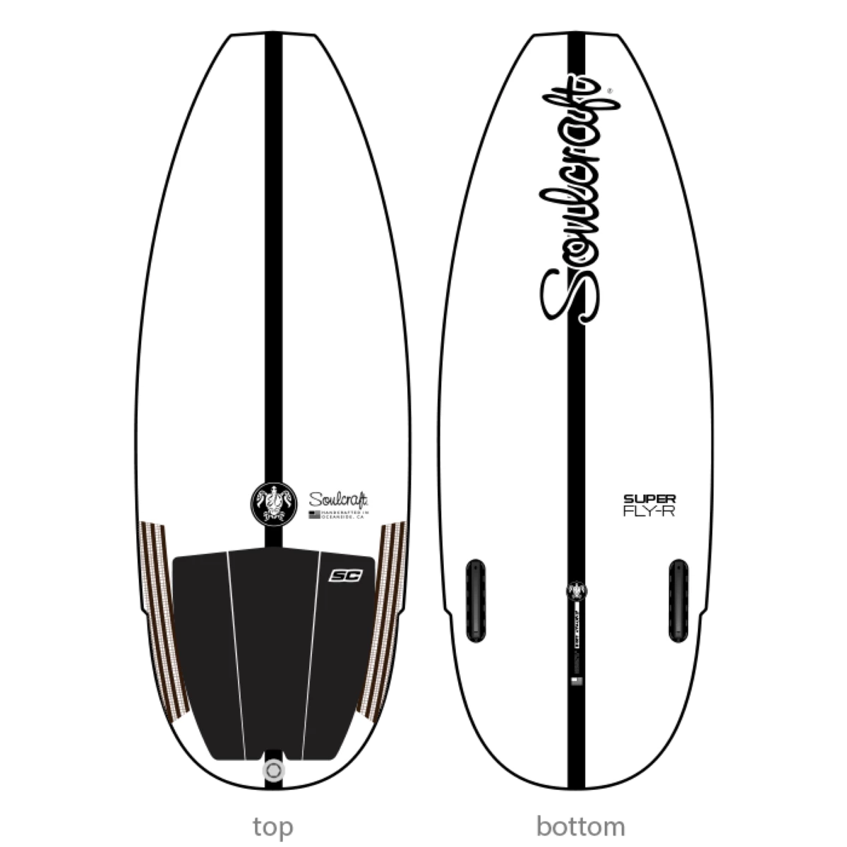 Soulcraft SuperFly R-Series Wakesurf Board 2023 1 Soulcraft SuperFly R-Series Wakesurf Board 2023
