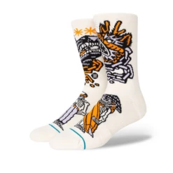 Stance DJ Clash Socks In Off White